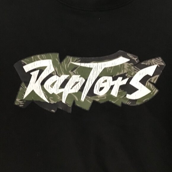 Mitchell & Ness Raptors Jurassic Park Crew Neck Sweatshirt Size S - Picture 7 of 12